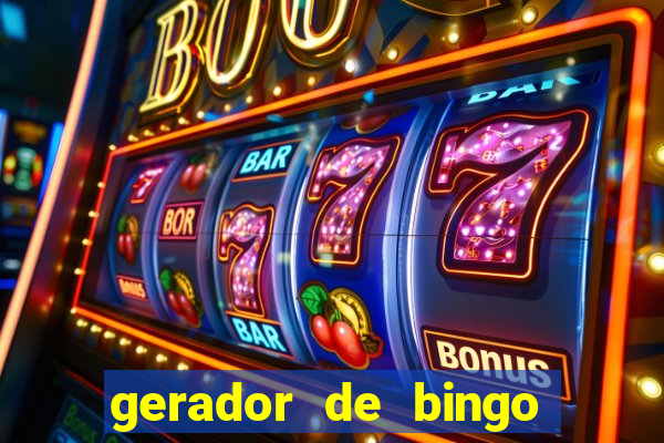 gerador de bingo de palavras